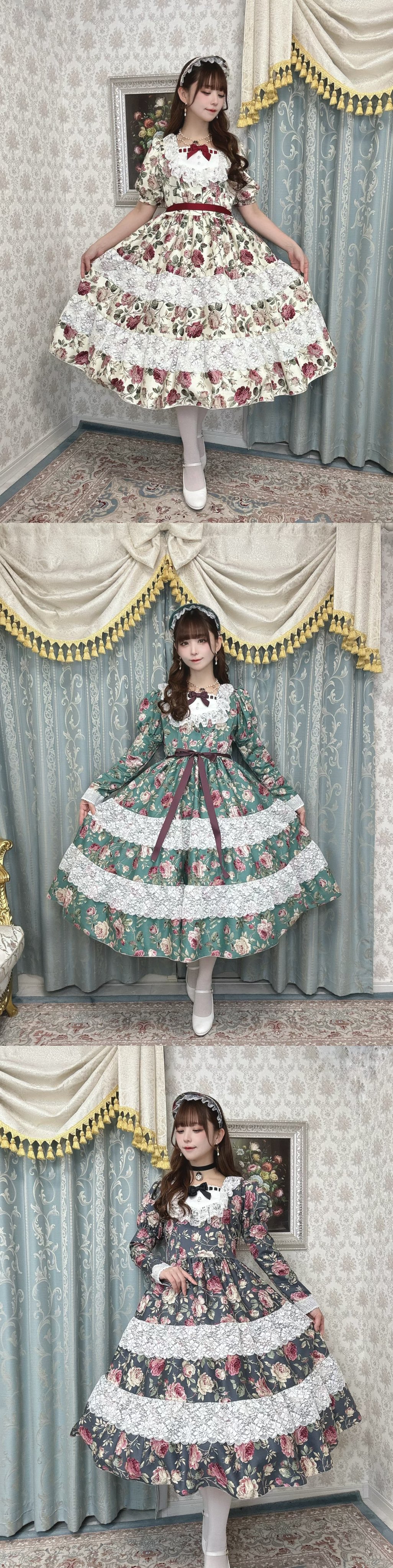 marchenTicaシェリーローズガーデンワンピース 🥀HirokoTokumine