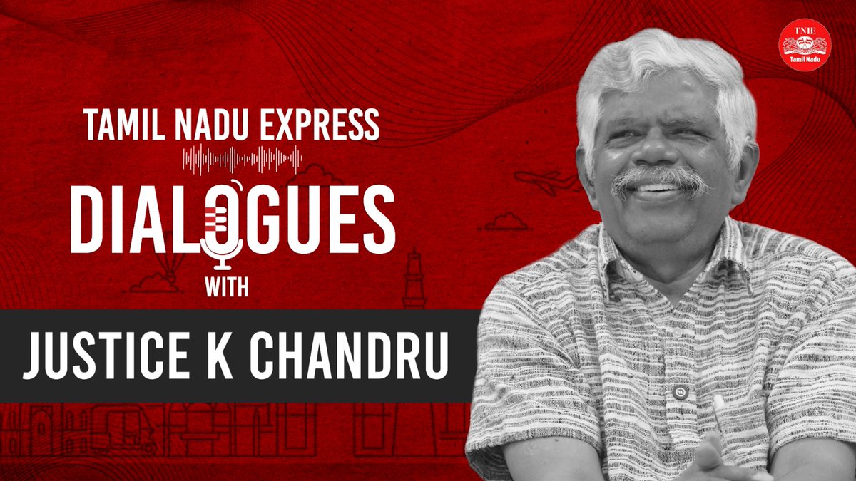 TNIE Tamil Nadu (@xpresstn) on Twitter photo #TNIEinterview | The Story of Justice K. Chandru!
Watch the powerful conversation in the second edition of Tamil Nadu Express Dialogues as he delves into law, justice, and social change. Don't miss this insightful interview!
๐ฅyoutu.be/KYvQYdb2ya0
<a href="/AntoJoseph/">Anto T Joseph</a>
<a href="/ranjim/">Ranjitha Gunasekaran</a> #TNIEinterview | The Story of Justice K. Chandru!
Watch the powerful conversation in the second edition of Tamil Nadu Express Dialogues as he delves into law, justice, and social change. Don't miss this insightful interview!
๐ฅyoutu.be/KYvQYdb2ya0
<a href="/AntoJoseph/">Anto T Joseph</a>
<a href="/ranjim/">Ranjitha Gunasekaran</a>