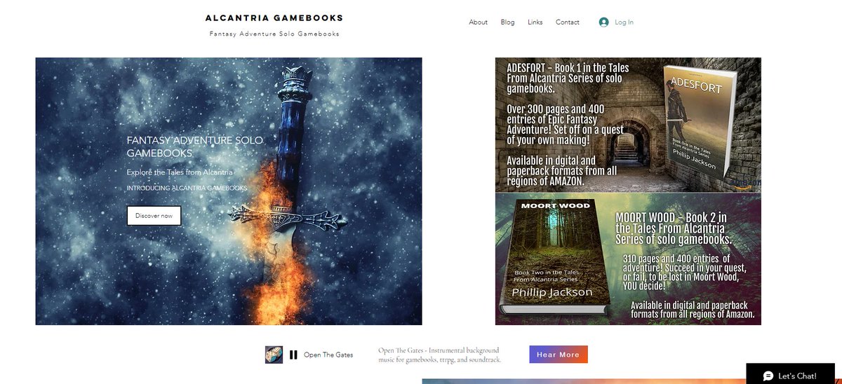 Follow the link to view the webpage and discover more about the 'Tales From Alcantria Series' of Epic Fantasy adventure solo gamebook. #ttrpg pjacksongunness.wixsite.com/alcantria-game…