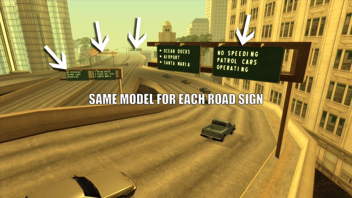 #GTA San Andreas turned 20 years old last year, so let's take a look at 6 more technical details about one of our favourite games!

This time in thread form! 🧵