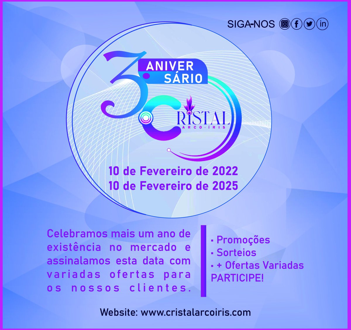 c_arcoiris_ao's tweet photo. 🈹 BAIXAMOS NOSSOS PREÇOS • ATÉ DIA 28

– Abertura de Empresa

<• ANTES: 70.000,00 ♦ AGORA: 25.000,00 •>

🔗 REDES SOCIAIS

•> https://t.co/K56r3kfMB7 

#Descontos #PromoçãoVálidaAtéDia28
#Aproveite #Oportunidade #PreçosBaixos
#AnerturadeEmpresa #SemBurocracia
#SemEnchente https://t.co/qmZmqUQznY