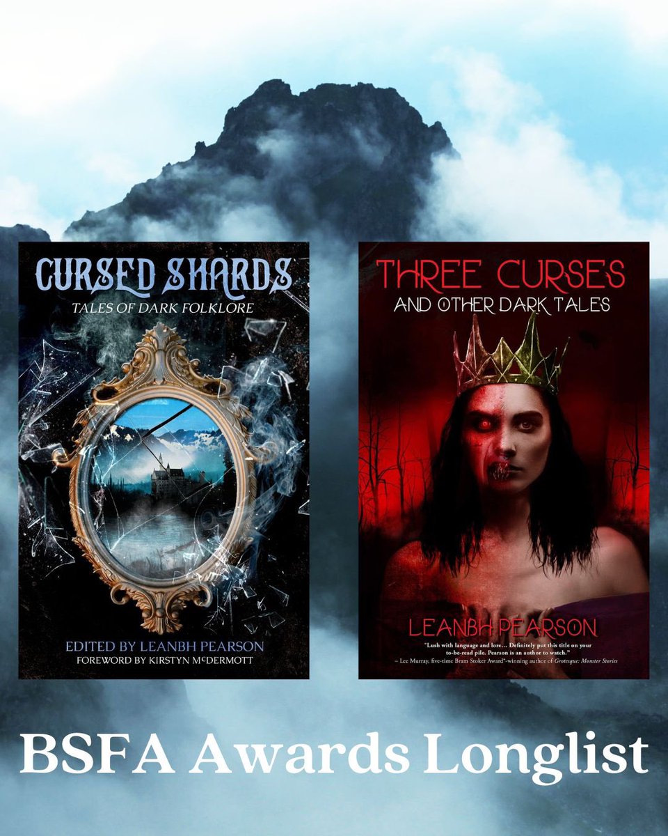 Thrilled my edited anthology &amp; my collection have been longlisted for the 2024 BSFA Awards! Squeeeee!!
#awards #darkfantasy #horror #fairytales #folklore #magic #curses #marginalisedvoices #BSFA2024