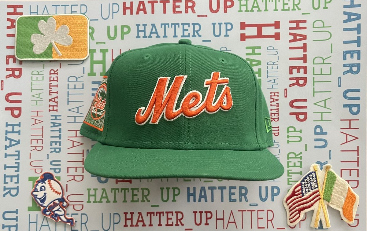 Hatter_up's tweet image. The @Mets take the Field today for their 1st Spring ☀️⚾️ Gm of the season and St Patricks day approaching My Hat of the Day is Hat Heaven’s Kelly Green 25th Anniversary 69 #MiracleMets #SidePatch #LGM #SpringTraining25 #OpeningDay #LFG #Irish☘️#Florida #NYM #GrapefruitLeague
