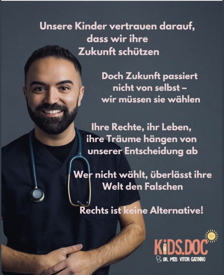 ‼️👍
Was KidsDoc sagt.

Dr Vitor Gatinho.
Via IG
