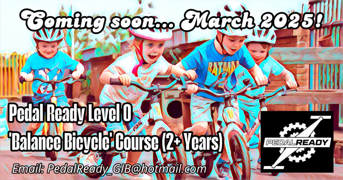 PedalReady Gibraltar (@pedalready_gib) on Twitter photo Balance Bicycle/Learning to ride Course
Email us for more information: PedalReady_GIB@hotmail.com Balance Bicycle/Learning to ride Course
Email us for more information: PedalReady_GIB@hotmail.com