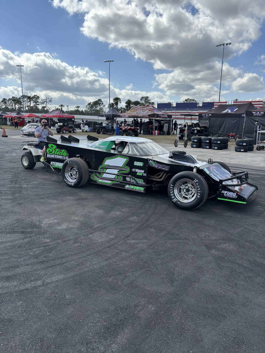 JonBeachRacing's tweet photo. It was good to make the trip south to race at @newsmyrnaspdwy for #SpeedWeeks2025 we finished 4th in points with 2 top 5’s and 4 top 10’s in the four race series. https://t.co/6o9wuWj3bt