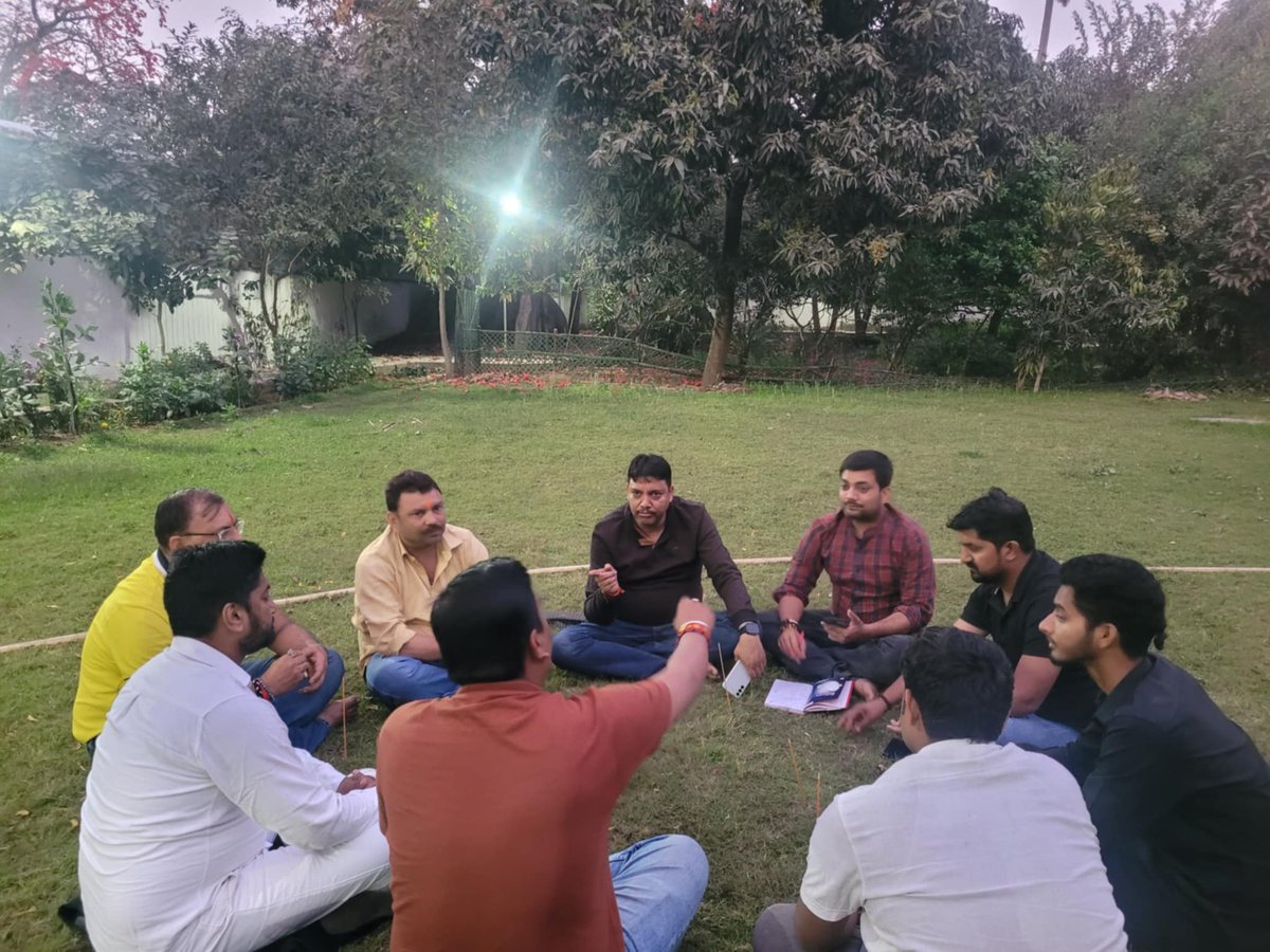 shubhamrajBJP's tweet image. आगामी 9 मार्च को पटना में होली मिलन समारोह की तैयारी बैठक अपने साथियों के साथ किया...!!