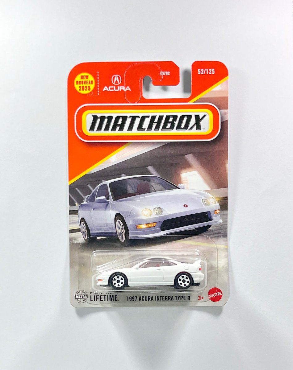 マッチボックス アキュラ インテグラ タイプR 右ハンドル左ハンドル