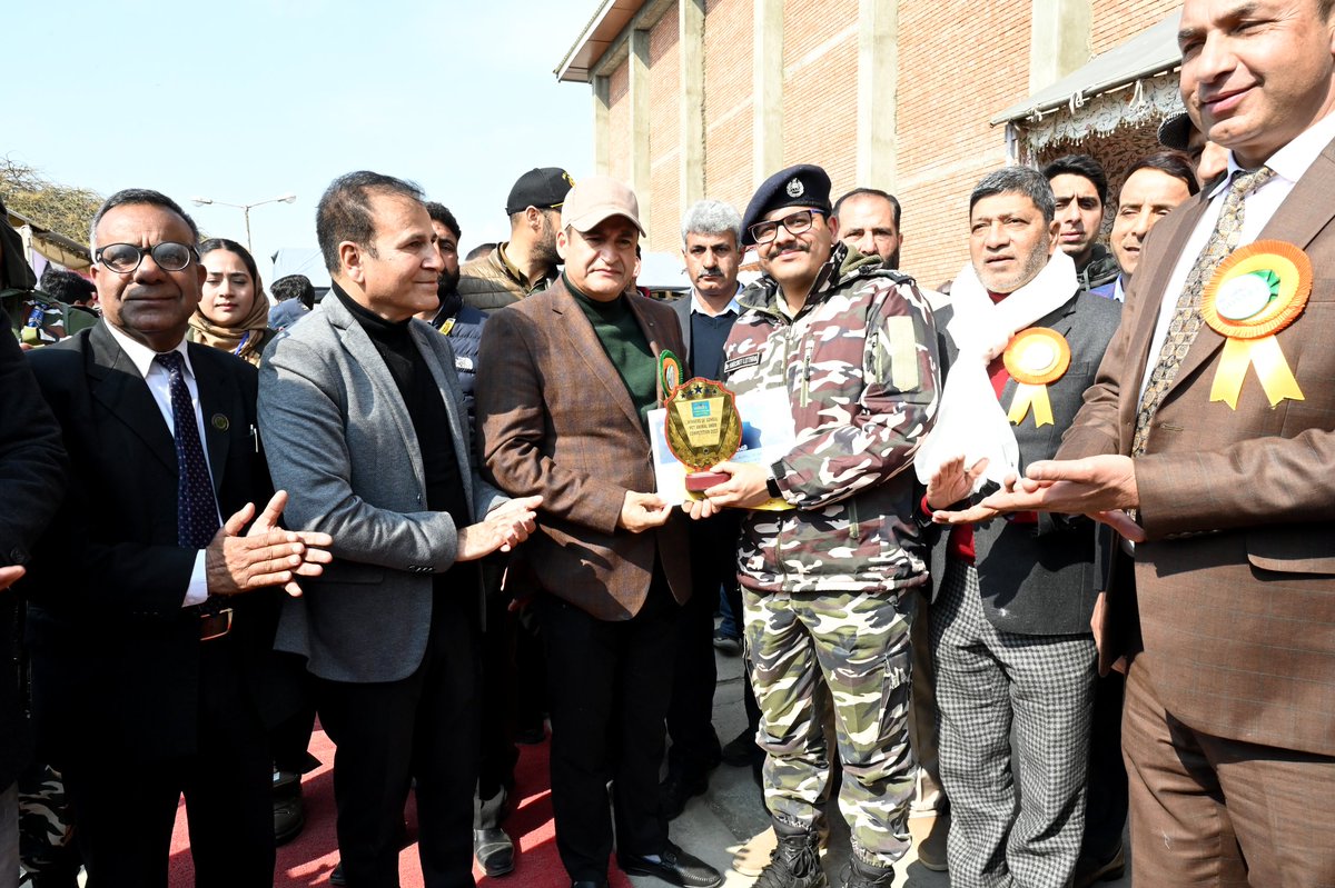 Today, on 22nd Feb 2025, SKUAST-Kashmir organized a Dog Show at its Shalimar Campus, Srinagar, wherein 03 Dogs; Mastro, Max and Sally of 13 Bn SSB, Dignibal, participated. The event was graced by Sh Javed Ahmed Dar, Hon’ble Minister for Agriculture Production, J&amp;K.