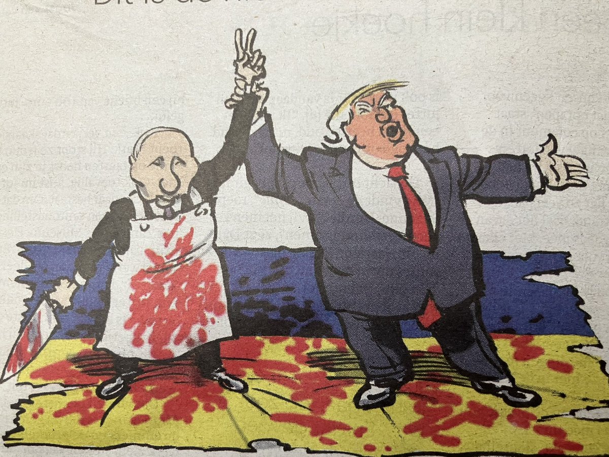 In <a href="/trouw/">Trouw</a> vandaag! #Trump #Poetin 

Wat mij betreft nu al de cartoon van het jaar. 

Zo treffend.zo onwerkelijk.
