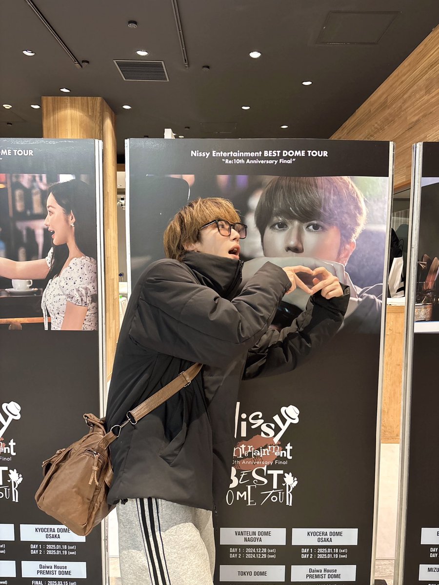 kamagon6924's tweet photo. Nissy Expocity コラボ💋🎩
角度的に鼻と鼻がツンしてるように見える
東京ドームの余韻に浸らせてくれ🪄︎︎✨
#Nissy_Re10th_東京 https://t.co/I3cg9ZQxXR