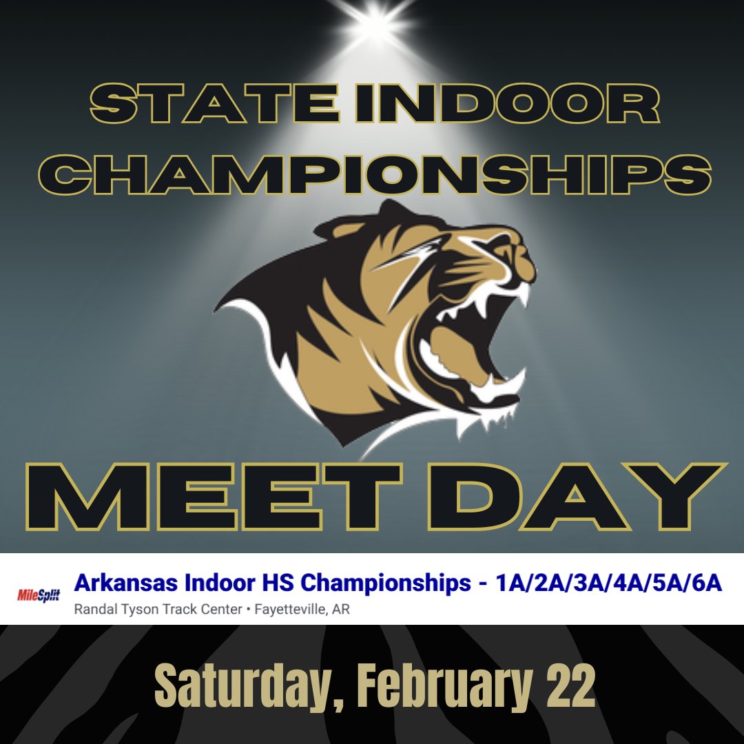 State Indoor today.
Live Results:
milesplit.live/meets/644394

Tickets:
Teams can enter the building at 9am, with Parents/Fans entering at 9:30am.
You can buy tickets at the door or through GoFan website link
gofan.co/event/3127530?…