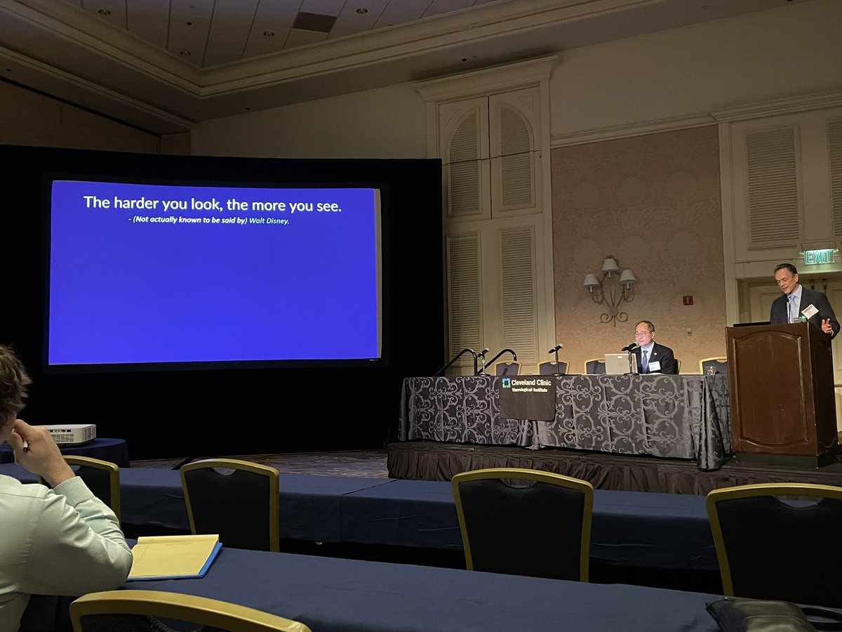 Dr. David Schlesinger always takes a complicated topic and makes it simple. Great talk on Insights and Novel Directions related to SRS imaging. <a href="/CleClinicMD/">Cleveland Clinic MD</a> 17th Annual SBRT/SRS Conference <a href="/DrLilyAngelov/">Lilyana Angelov, MD</a> <a href="/DrJohnSuh/">John Suh</a> <a href="/jasonpsheehan/">Jason Sheehan</a>
