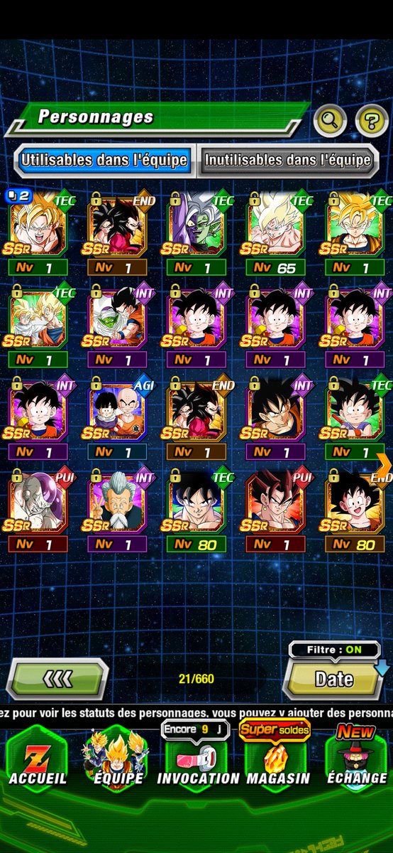 Graphigaut's tweet image. Cet anniv de #dokkanbattle c&apos;est un festival de multis twitter 😳 
Tous les nouveaux avec doublons, et la plupart des détecteurs.
Et ma fille qui me drop à l&apos;instant deux SV 🥹
J&apos;ai repris après une pause de 3-4ans, je n&apos;avais rien de tout ça 😅
@satchfroggy @SussucreYT @FitzAdri