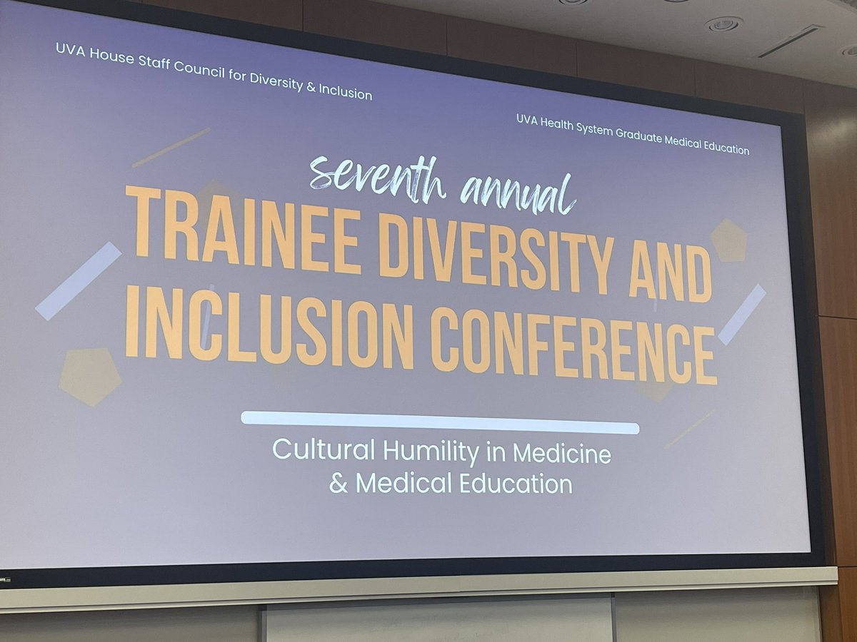 Charles Friel (@cmf2x) on Twitter photo Excited for the 7th Trainee Diversity and Inclusion Conference!!!
Always enlightening…
Proud of <a href="/UVASurgery/">UVA Surgery</a> for the leadership our residents provide to this conference and to @uvahcdi including current President Gabrielle Steinl Excited for the 7th Trainee Diversity and Inclusion Conference!!!
Always enlightening…
Proud of <a href="/UVASurgery/">UVA Surgery</a> for the leadership our residents provide to this conference and to @uvahcdi including current President Gabrielle Steinl