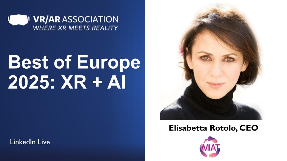 Hear from Elisabetta Rotolo, CEO of MIAT speak, Creative Intelligence  – The New Renaissance of Arts, Creativity, and Immersive Storytelling linkedin.com/events/bestofe… 

#europe #europa #storytellers #ai #artificialintelligence