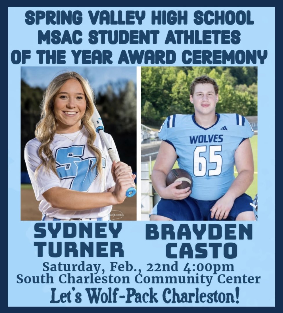 Spring Valley Athletic Boosters (@athleticspring) on Twitter photo #TimberwolfPride ๐ฅ๐๐๐บ<a href="/SydTurn2/">Sydney Turner</a> <a href="/brayden_casto/">Brayden</a> <a href="/coachdwolves/">Brad Dingess</a> <a href="/wolves_sball/">SVHSSoftball</a> <a href="/SVwolvesFB/">SVHS Football</a> #TimberwolfPride ๐ฅ๐๐๐บ<a href="/SydTurn2/">Sydney Turner</a> <a href="/brayden_casto/">Brayden</a> <a href="/coachdwolves/">Brad Dingess</a> <a href="/wolves_sball/">SVHSSoftball</a> <a href="/SVwolvesFB/">SVHS Football</a>
