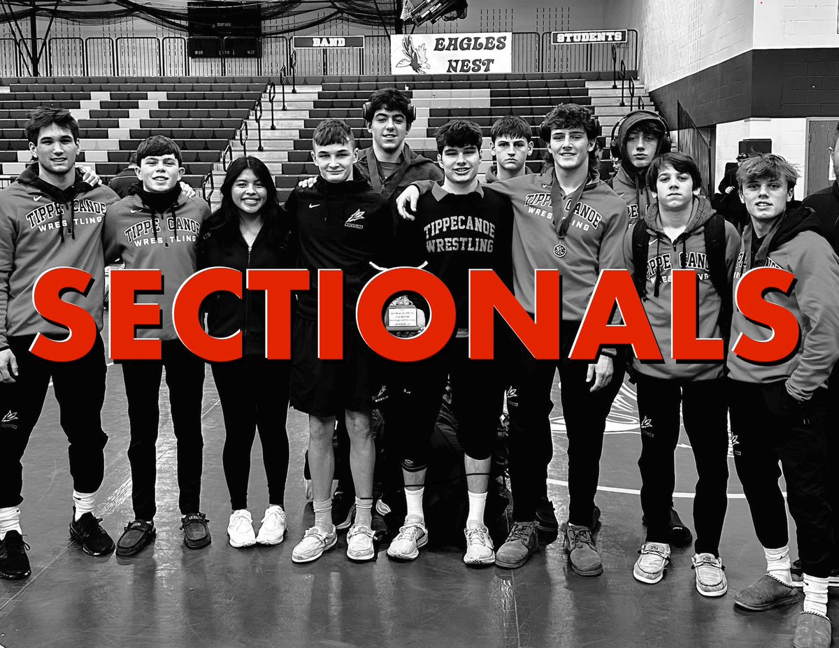 It’s Post Season for Tippecanoe Wrestling. Sectional Tournament at Springfield Northwestern. Wrestling starts at 9:30am 
#compete
