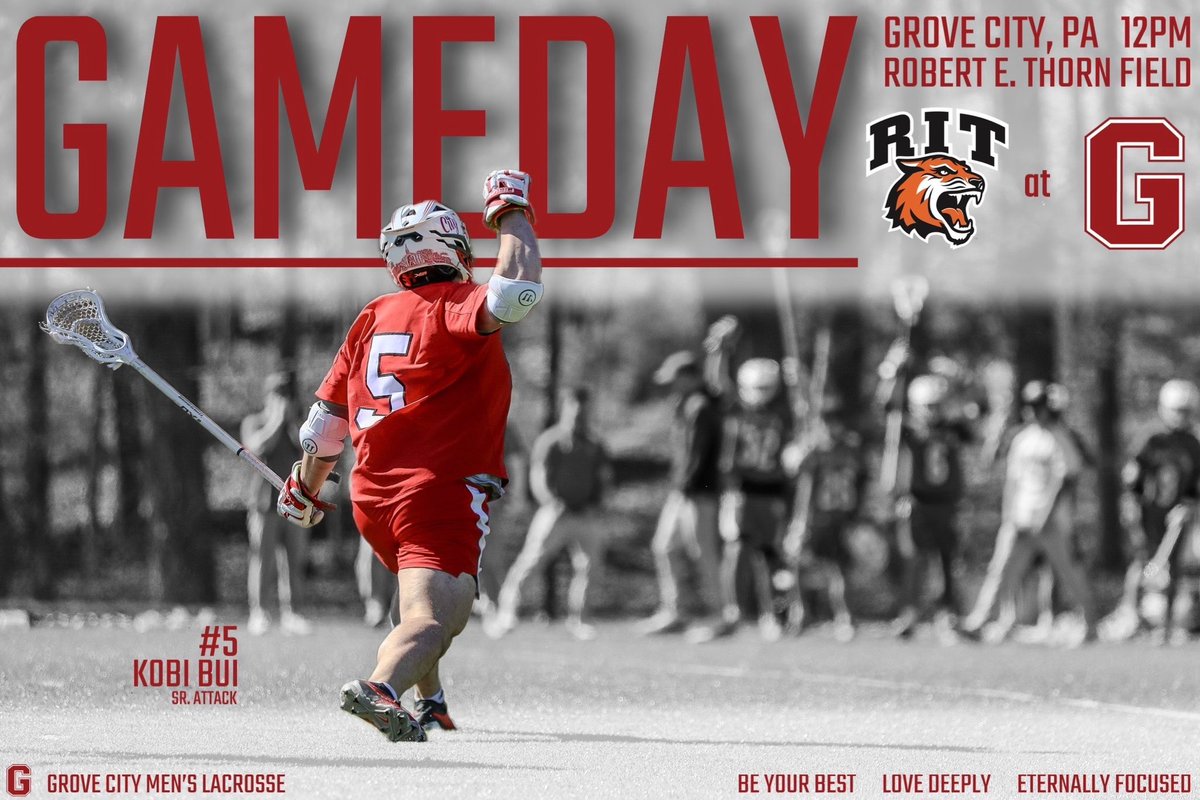 🚨 GAME DAY! 🚨Vs. #3 ranked RIT

📍 Location: Grove City
⏰ Time: 12:00 PM
#beyourbest #lovedeeply #eternallyfocused #wolverinestogether