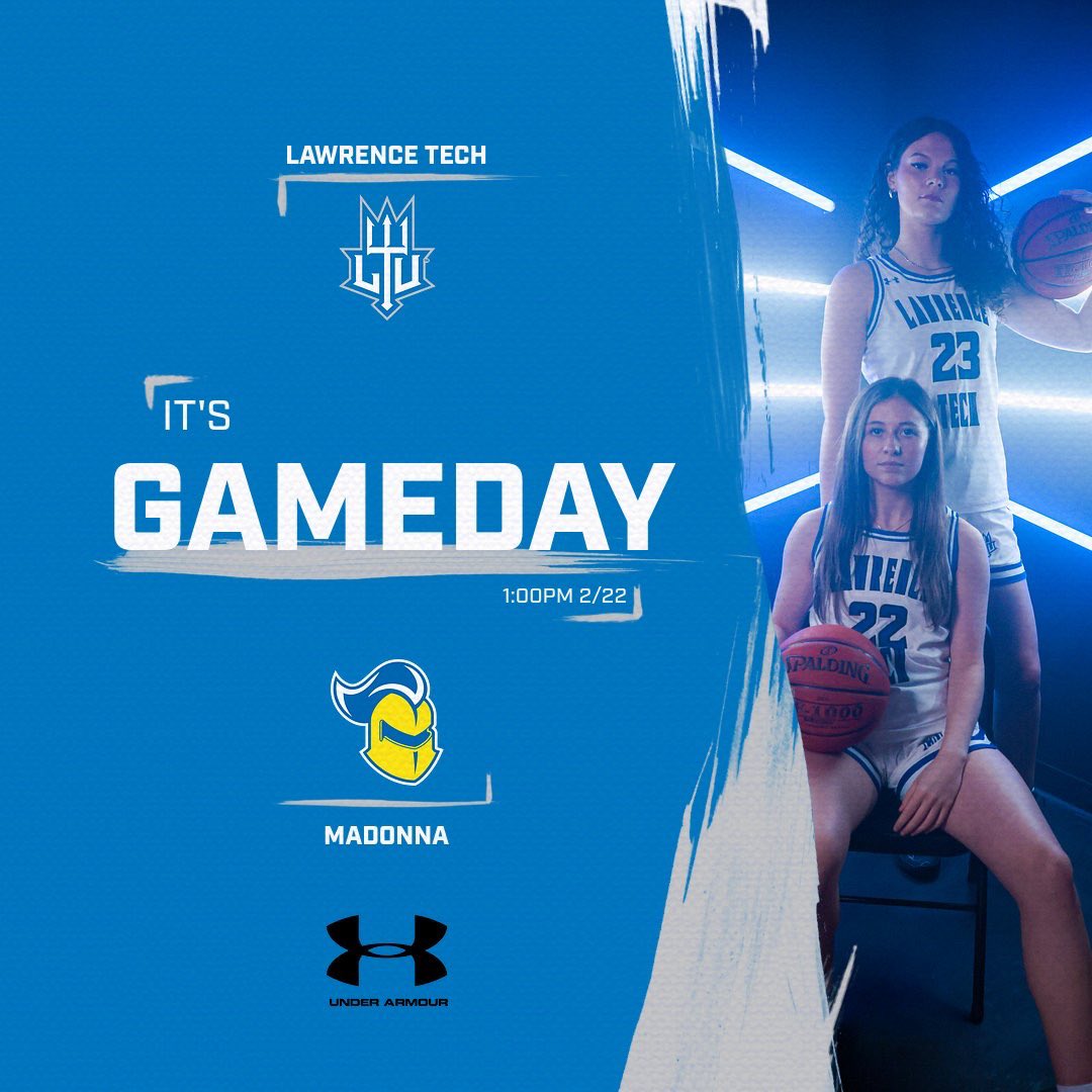 🔵 GAME DAY 🔵
🆚 Madonna University 
📍Don Ridler Field House 
⚪️ Come show your support and love to Maggie &amp; Liv as we celebrate them on Senior Day! ⚪️
🔗 ltuathletics.com/watch/?Archive…