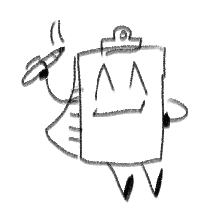 클립보드를 님들 그림체로 그려주세요!!!