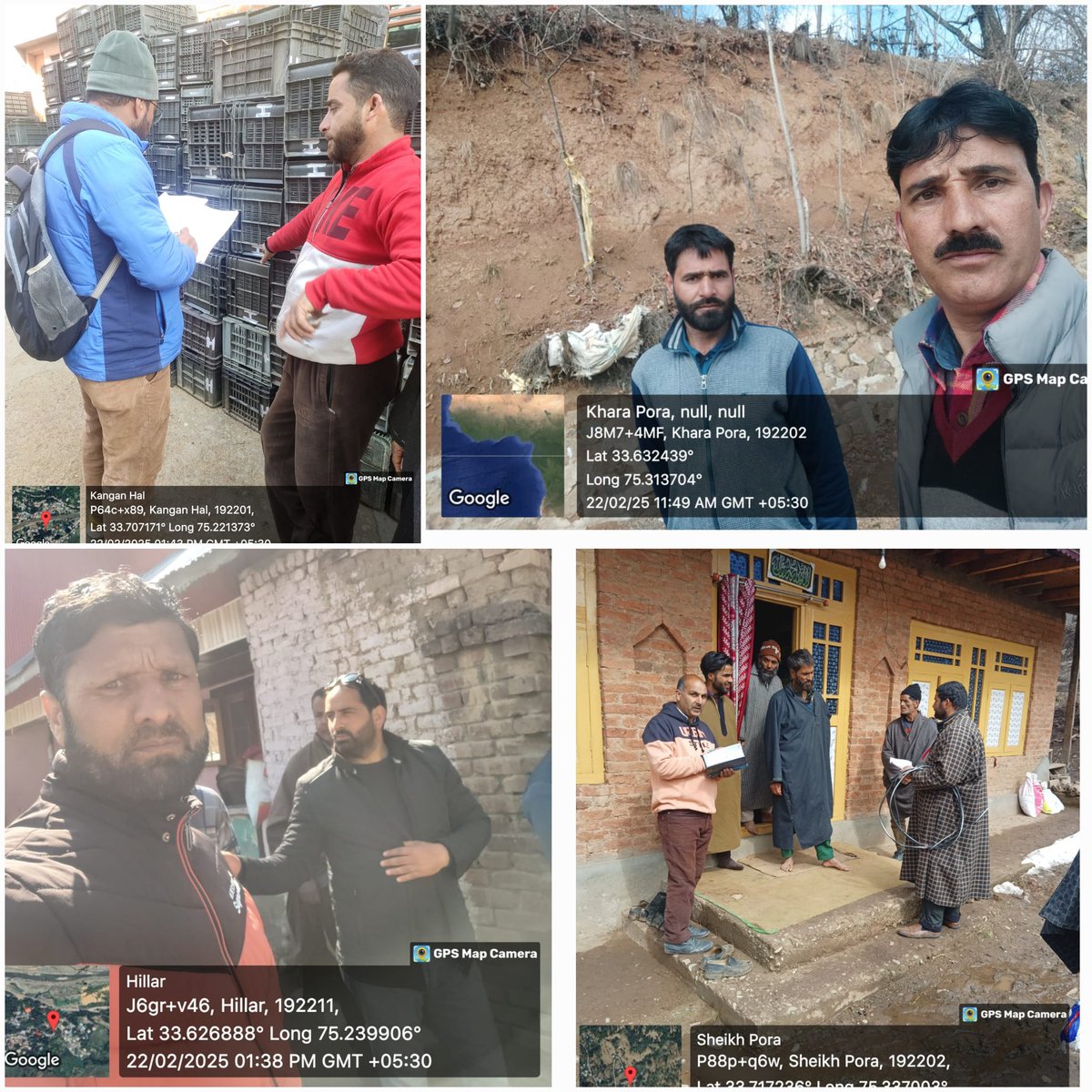 SubDivAchKPDCL's tweet image. Collection of revenue and inspections at different areas of subdivision Achabal