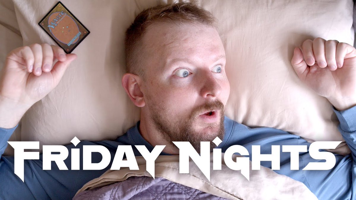 TolarianCollege's tweet photo. The greatest Canadian Magic: The Gathering comedy sitcom EVER (and I do not say that lightly), Friday Nights, is back!

Give it a watch, give it a like, hit subscribe, share with a friend, then rewatch the whole series: https://t.co/pM9OOdtQJh

#MagicTheGathering https://t.co/D7ccnGabGc