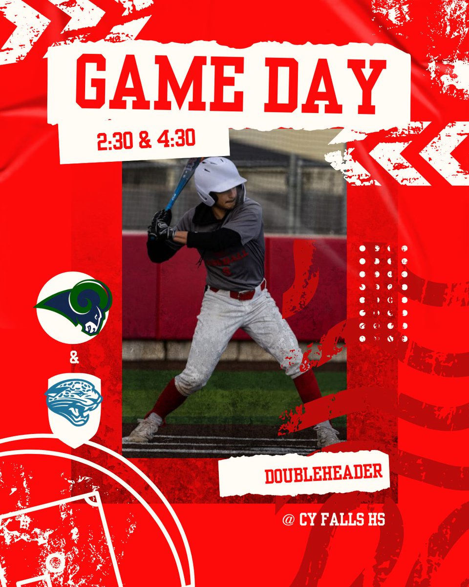 Lakes Baseball (@cylakesbaseball) on Twitter photo 🏟️ "Let's play two!"
⏲️ Time: 2:30 PM & 4:30 PM
📍 Varsity vs. Cy Ridge and Dallas Molina @ Cy Falls
<a href="/lakes_athletics/">Cypress Lakes Athletics</a>
#WAWG 🏟️ "Let's play two!"
⏲️ Time: 2:30 PM & 4:30 PM
📍 Varsity vs. Cy Ridge and Dallas Molina @ Cy Falls
<a href="/lakes_athletics/">Cypress Lakes Athletics</a>
#WAWG