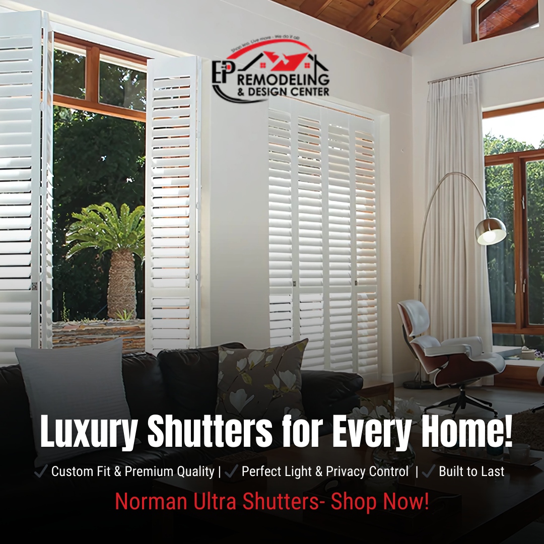 Transform your windows with Norman Ultra Shutters—custom fit, premium quality, and total light control. 

Because your home deserves the best! 🏡

🌐 exeterpaintstores.com
📞 +16039972590

#ep #exeterpaint #remodeling #paint #shades #blinds #wallpaper #kitchens #baths