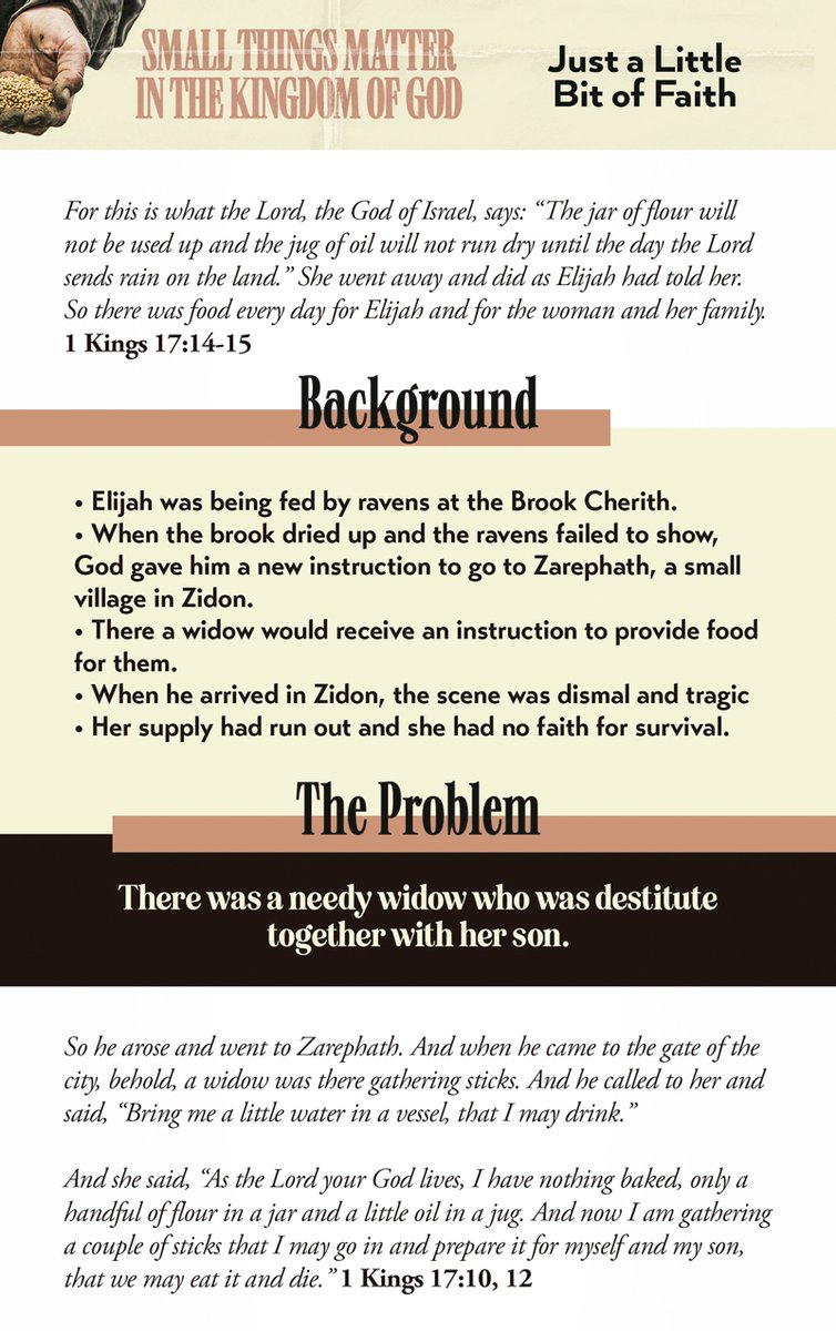 jccelgin's tweet image. #TeachingGuide | Small Things Matter in the Kingdom of God » Just a Little Bit of Faith | 02-23 #February #God #Elgin