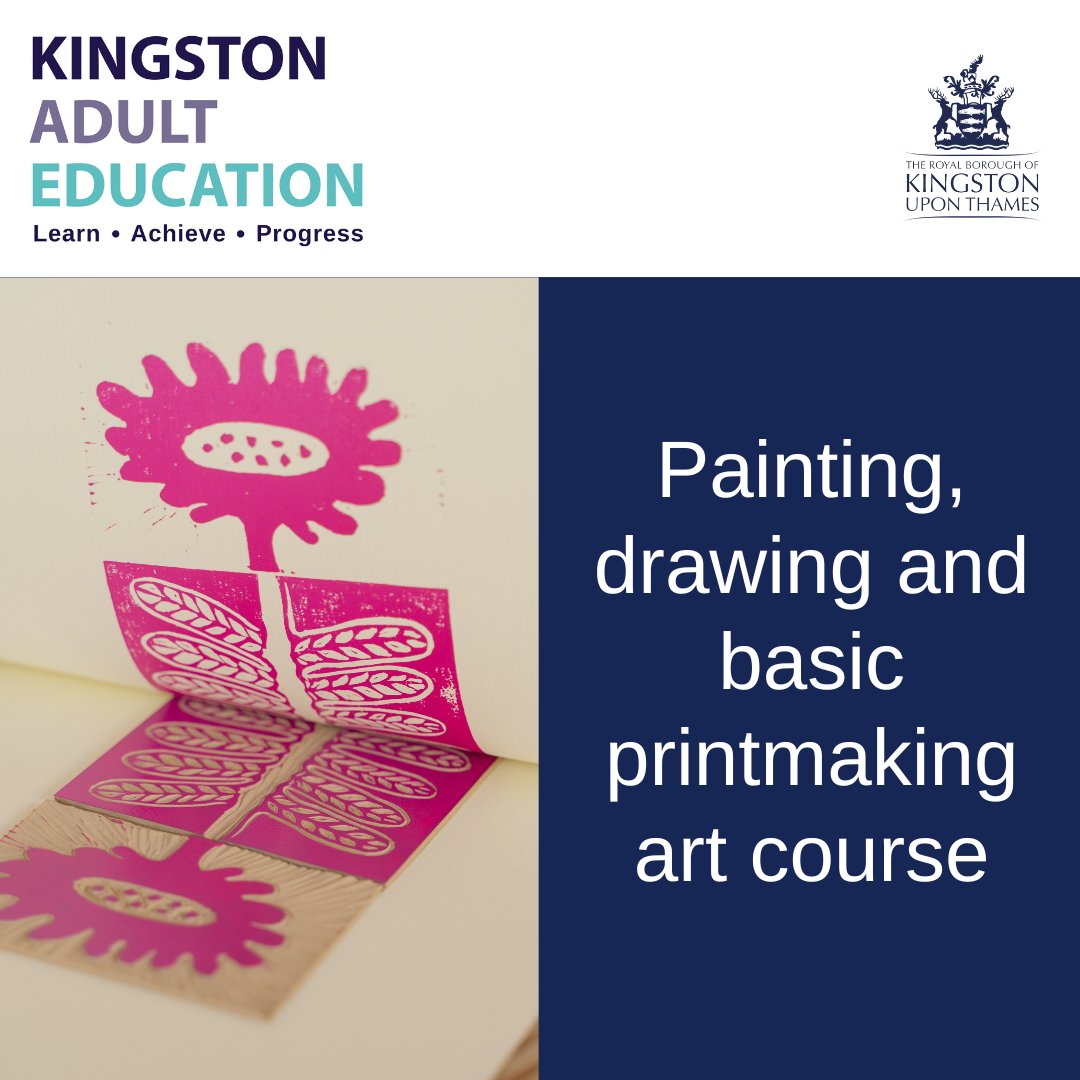 Expand your artistic skills on this exciting &amp; comprehensive 11-week course. We'll explore a variety of techniques, focusing on composition, form, colour, and tone. Classes on Thursdays from 10:00 to 12:30 in Surbiton.  Starts 1/5/25. Enrol: bit.ly/KAE-Art