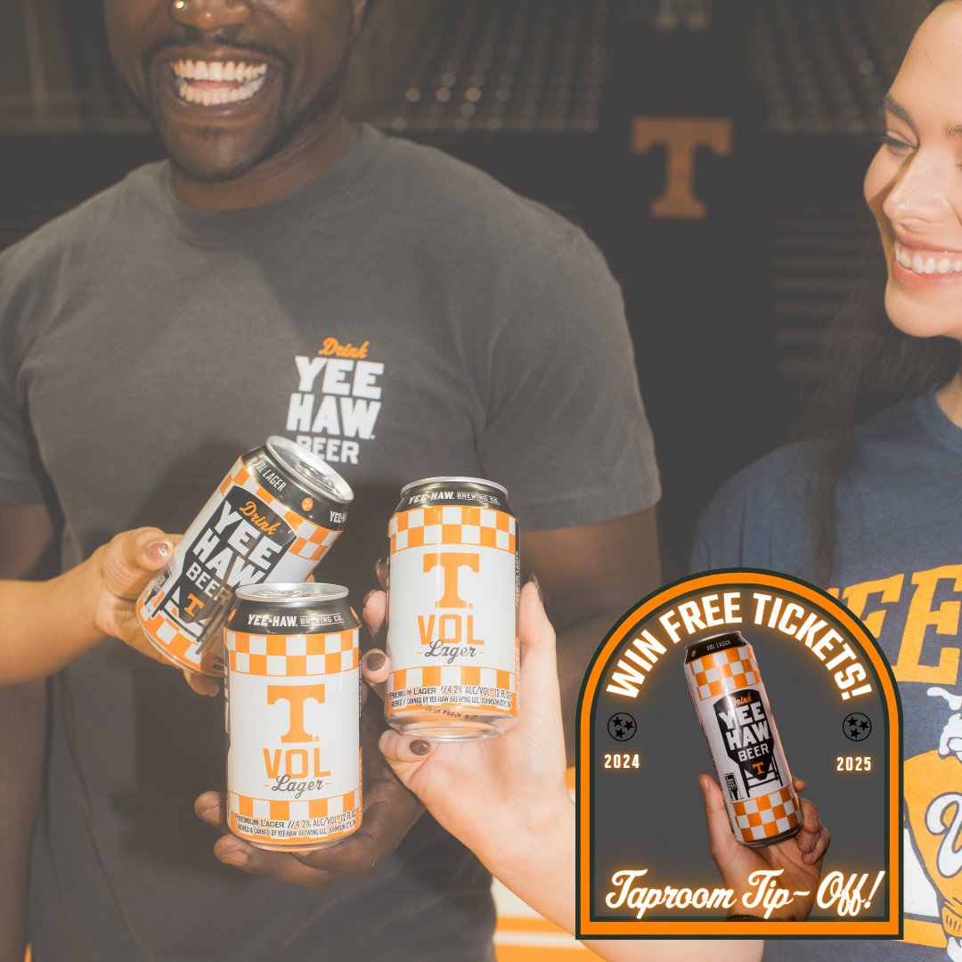 The Taproom Tip-Off Giveaway is back for the TN vs. Texas A&amp;M game! 🏀🎟️ Only a few more opportunities left!

Want to win FREE tickets to the men's game against Alabama on March 1st? Check out our posts on Instagram or FB to learn more!