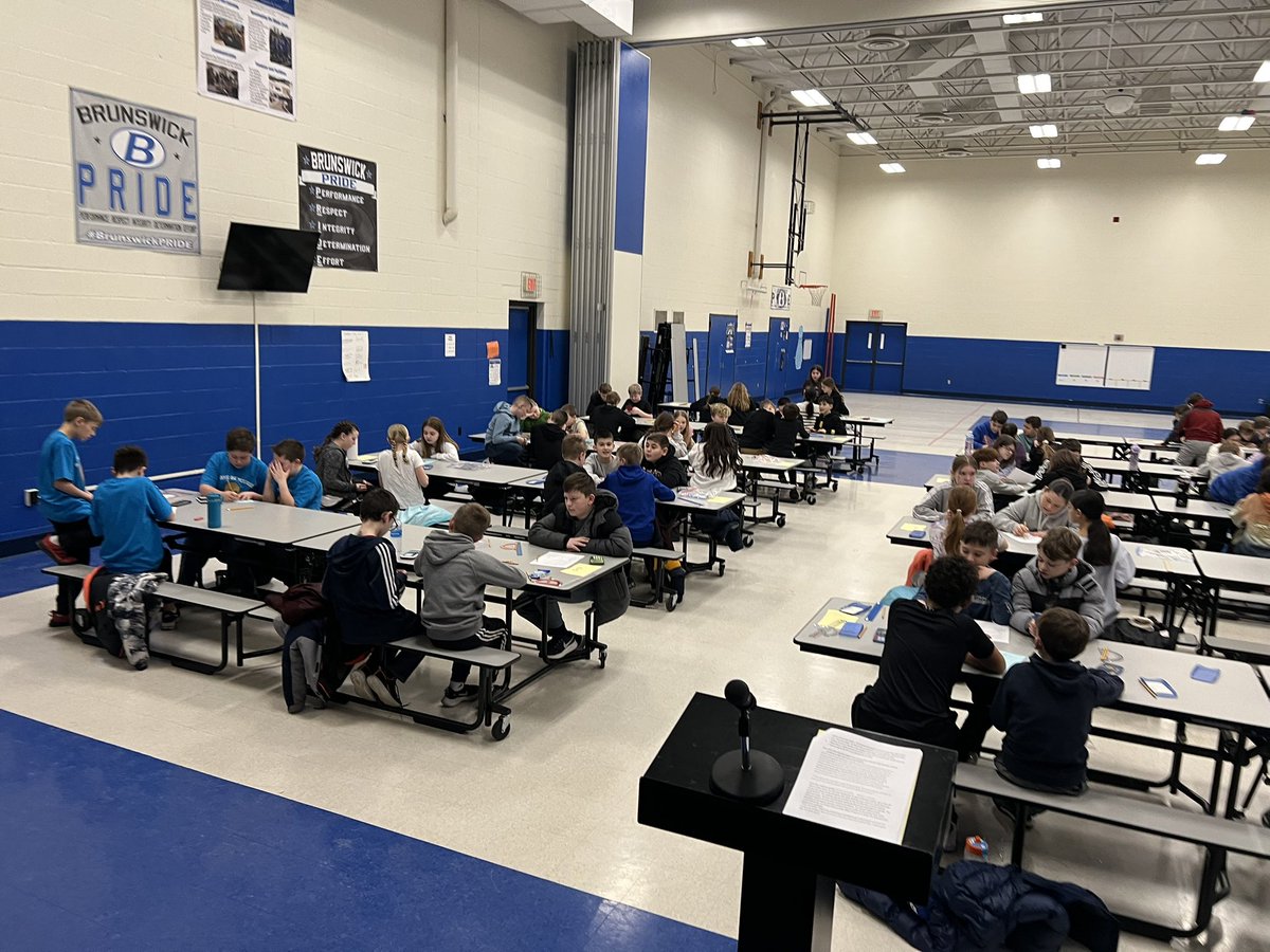 GCCTM Math Problem Solving Tournament has begun at our ALL Brunswick site! #BrunswickPRIDE