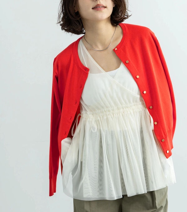 LOUNIE 配色カラー ロングカーディガン アンサンブル 川口春奈着用 川口春奈 さん衣装】 ⚖️第6話『アンサンブル』 «只今放送中» 川口