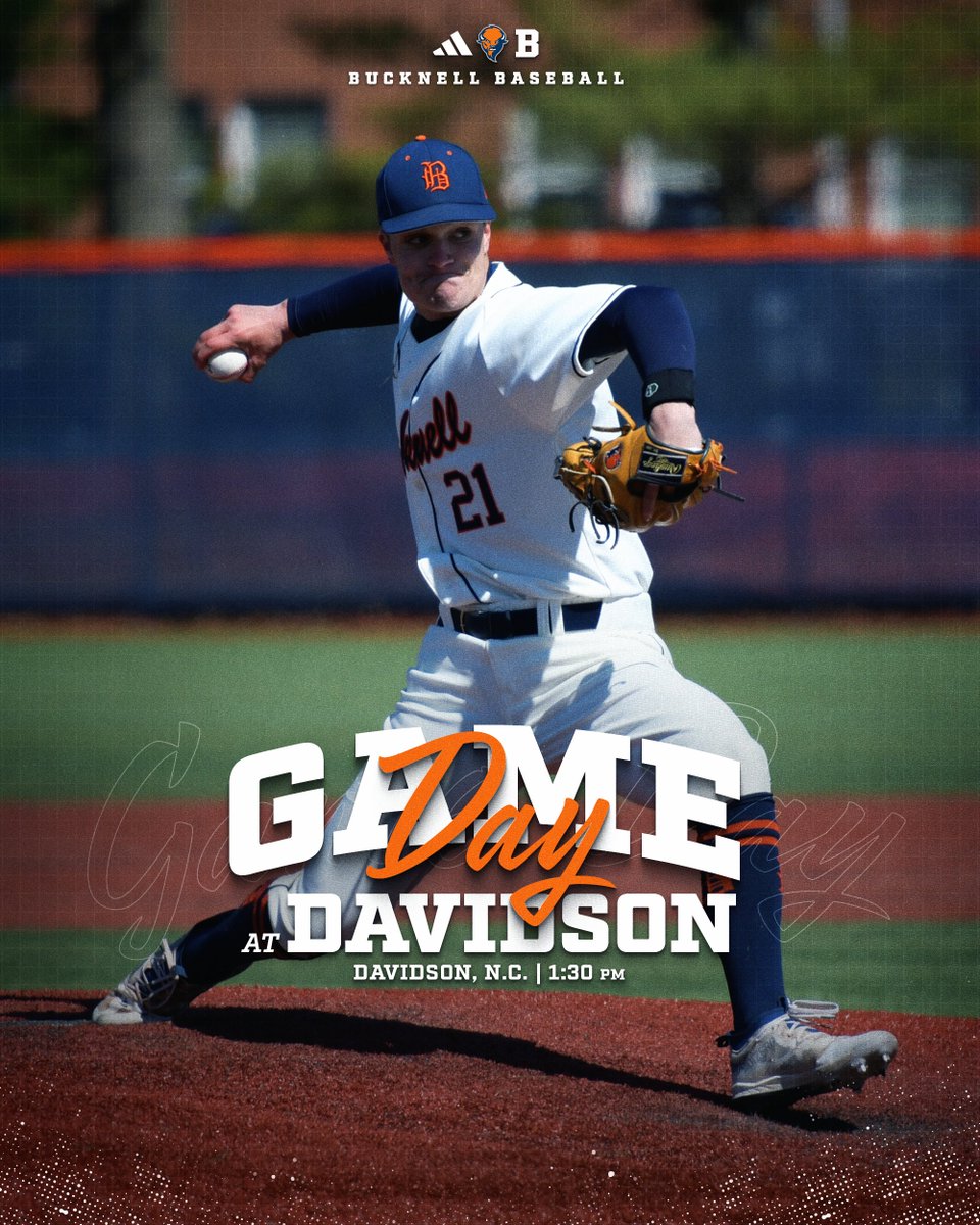 Bucknell Baseball ⚾️ (@bucknell_bb) on Twitter photo GAME DAY! Game 2 with the Wildcats on deck! #rayBucknell
🆚 <a href="/DavidsonBASE/">Davidson Baseball</a>
⏰ 1:30 p.m.
📍 Davidson, N.C.
📺 ESPN+
📊 davidsonwildcats.com/sidearmstats/b… GAME DAY! Game 2 with the Wildcats on deck! #rayBucknell
🆚 <a href="/DavidsonBASE/">Davidson Baseball</a>
⏰ 1:30 p.m.
📍 Davidson, N.C.
📺 ESPN+
📊 davidsonwildcats.com/sidearmstats/b…