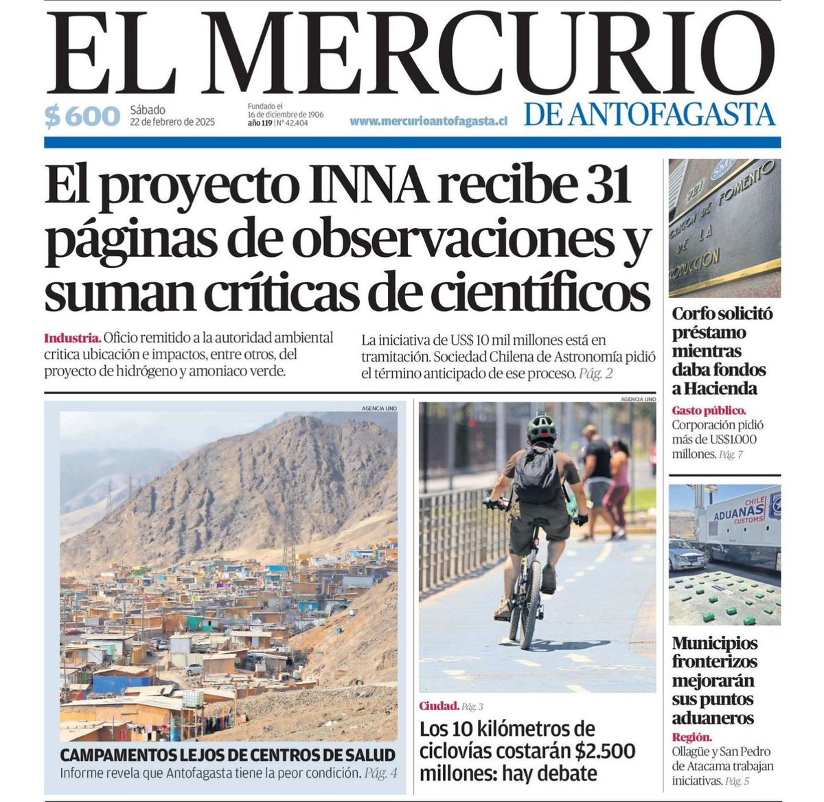 Proyecto INNA recibe 31 páginas de observaciones y suman críticas de científicos.
💫🔭 A proteger los cielos más oscuros del planeta 🙌 #Paranal