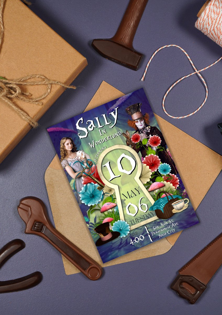 official_im2Per's tweet image. ⏳🐰 We’re all mad here!  Make your little one’s birthday an unforgettable tea party adventure with this Alice in Wonderland-themed editable invite! Easily customizable on Canva (FREE)—no design skills needed!

🛒etsy.me/417cMkZ via @Etsy 

#TeaPartyBirthday #Editable