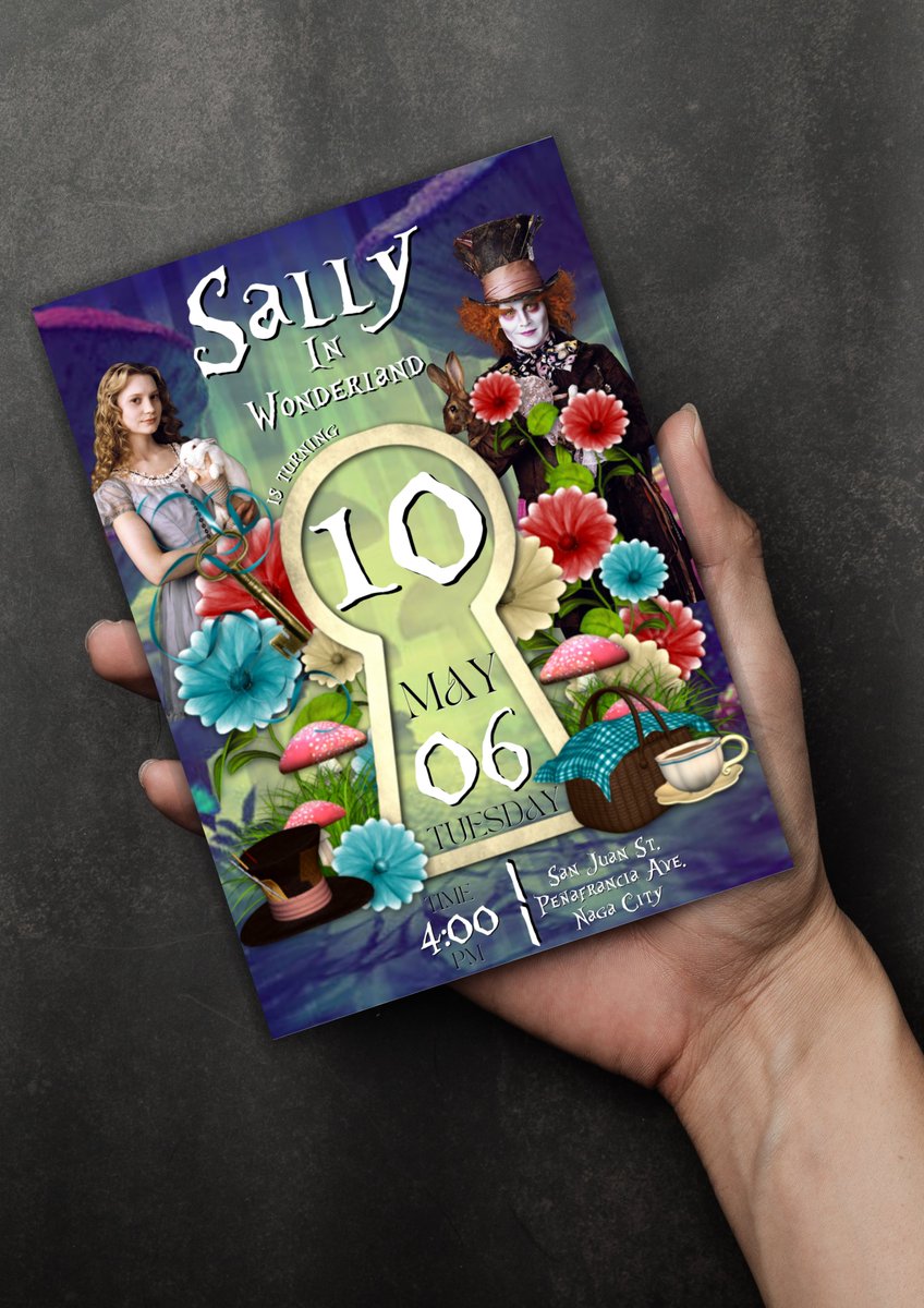 official_im2Per's tweet image. ⏳🐰 We’re all mad here!  Make your little one’s birthday an unforgettable tea party adventure with this Alice in Wonderland-themed editable invite! Easily customizable on Canva (FREE)—no design skills needed!

🛒etsy.me/417cMkZ via @Etsy 

#TeaPartyBirthday #Editable