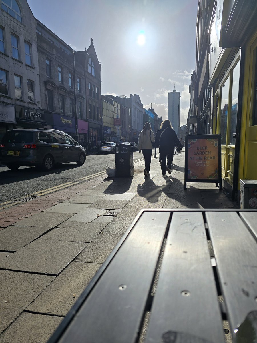 Beautiful day in Manchester today.  Shame I'm working