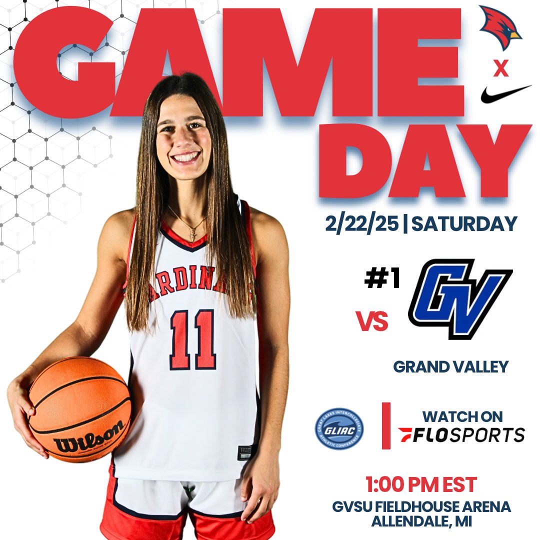 #GAMEDAY in Allendale, MI!

🆚: Grand Valley
📅: Feb. 22, 2025
🕖: 1:00 PM EST 
📍: Allendale, Mich.
📺: bit.ly/3wzQWru