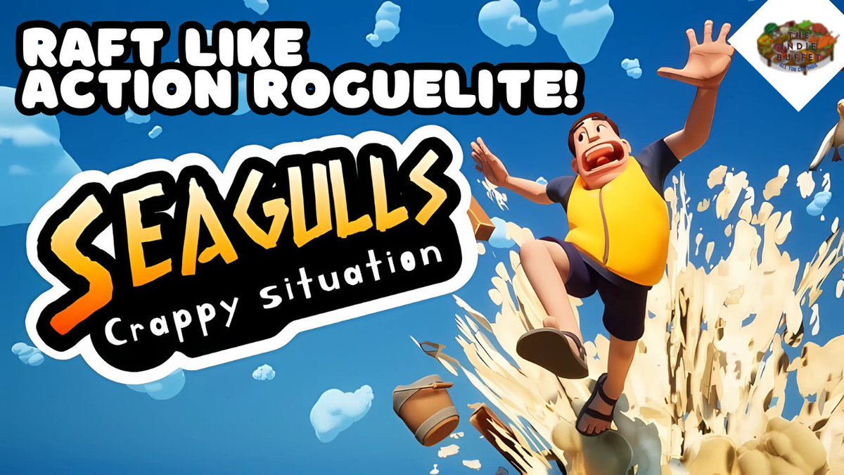Starting with a couple planks and a pump, you'll set out to expand your raft as you defend it from some nasty seagulls! Be careful though! These birds get craftier as the waves progress! Stay afloat in a crappy situation!

youtu.be/-mK7Y4iWaFY

<a href="/NineLives_Games/">Nine Lives Game Studio</a> #SteamNextFest
