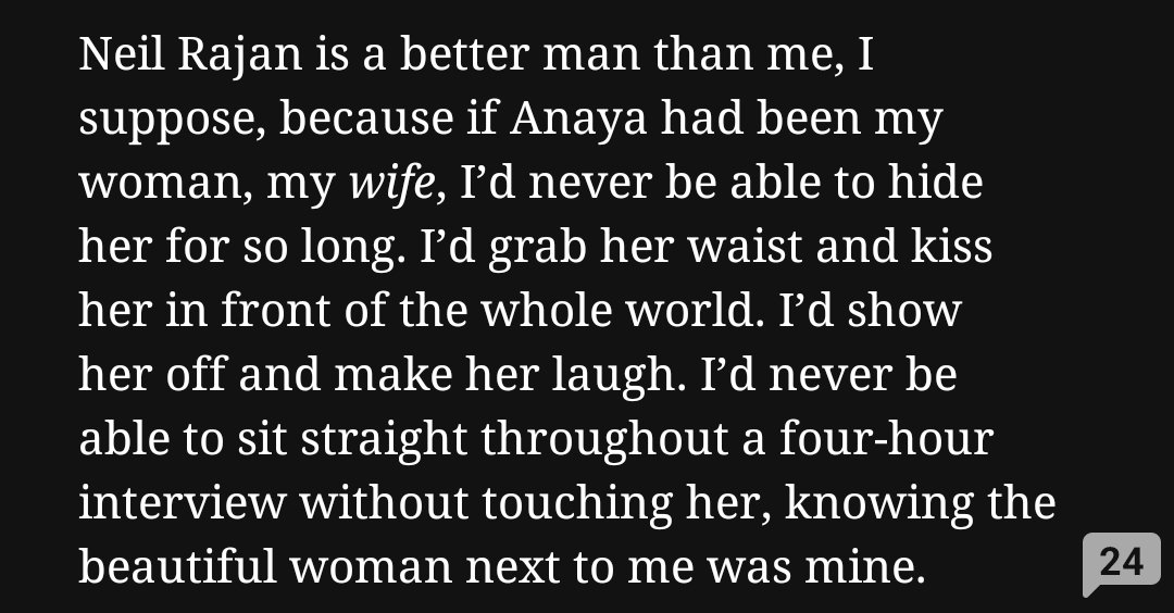 kreesilver's tweet image. he’s obsessed with her but she’s married to his business rival :( 
#obsessedmen #bookstagram
