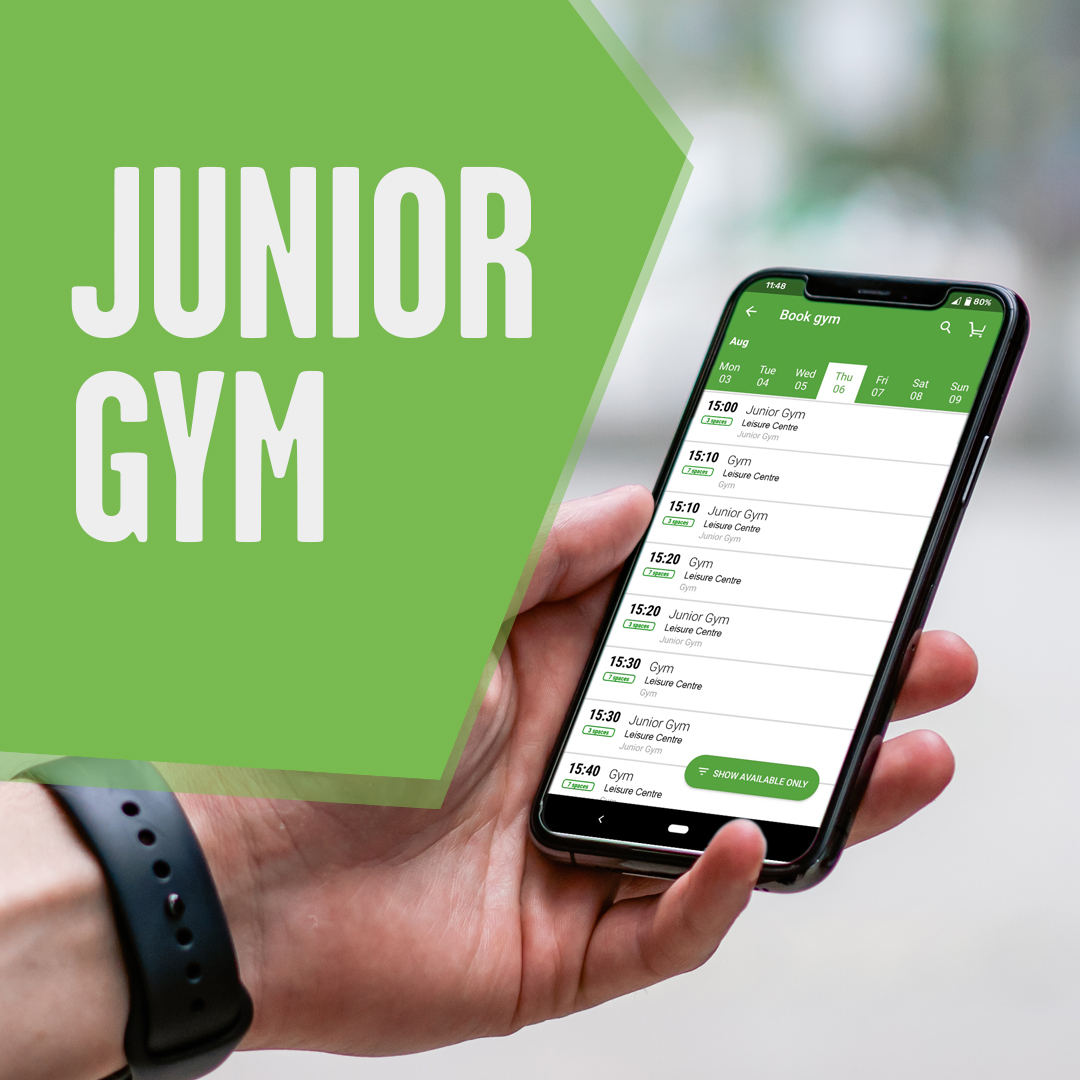 Junior Gym at East End Pool 👍

During half term the Junior Gym Sessions will be extended.
10am - 8pm ❤️

Book via the BETTER UK APP