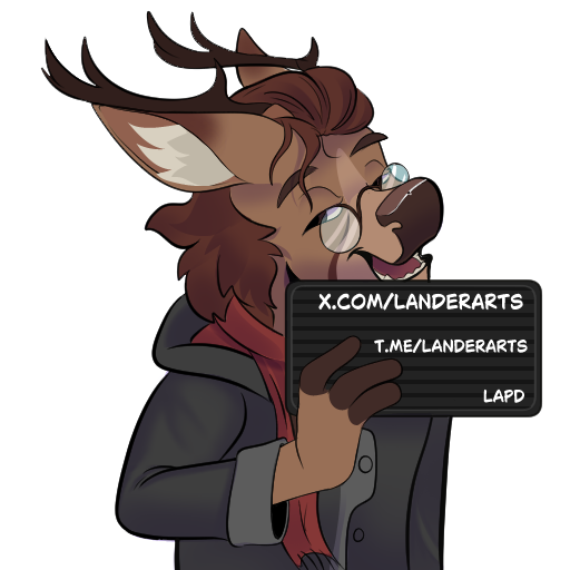 New Sticker with my socials :3

#furry #furryarts