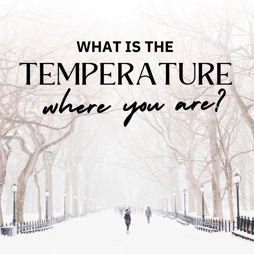 kickenlorie's tweet image. What’s the temperature like in your part of the world today? Are you bundled up or soaking in the sun? 🌡️☀️❄️ #weathercheck #temperaturetalk #whereareyou