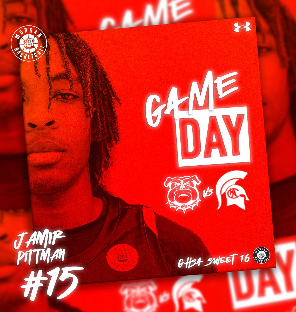 It’s GAME DAY in Madison, GA!

📍 Morgan County Comp Gym
🆚 KIPP Atlanta Warriors
⏰ VG 5:30 PM | VB 7:00 PM
🎟 GoFan ONLY: gofan.co/event/3274237?…
🎥 <a href="/NFHSNetwork/">NFHS Network</a>

Dog Nation, we need you to pack the Comp Gym as we host a doubleheader in the Sweet 16!

Go Dogs! 🔴⚫️
