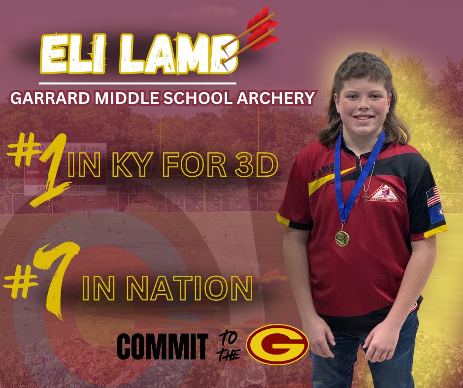 CoachBarnesGMS's tweet image. Look at this dude!! Plays OL/LB for us and is killing it in Archery this year. This kid works hard at everything he does. Success on and off the field. #LoadtheBUS #CommitToTheG  @GarrardFB @schools_garrard @GarrardMiddle @Spencer15Crutch @mrs_klamb @OfficialKYMSFA