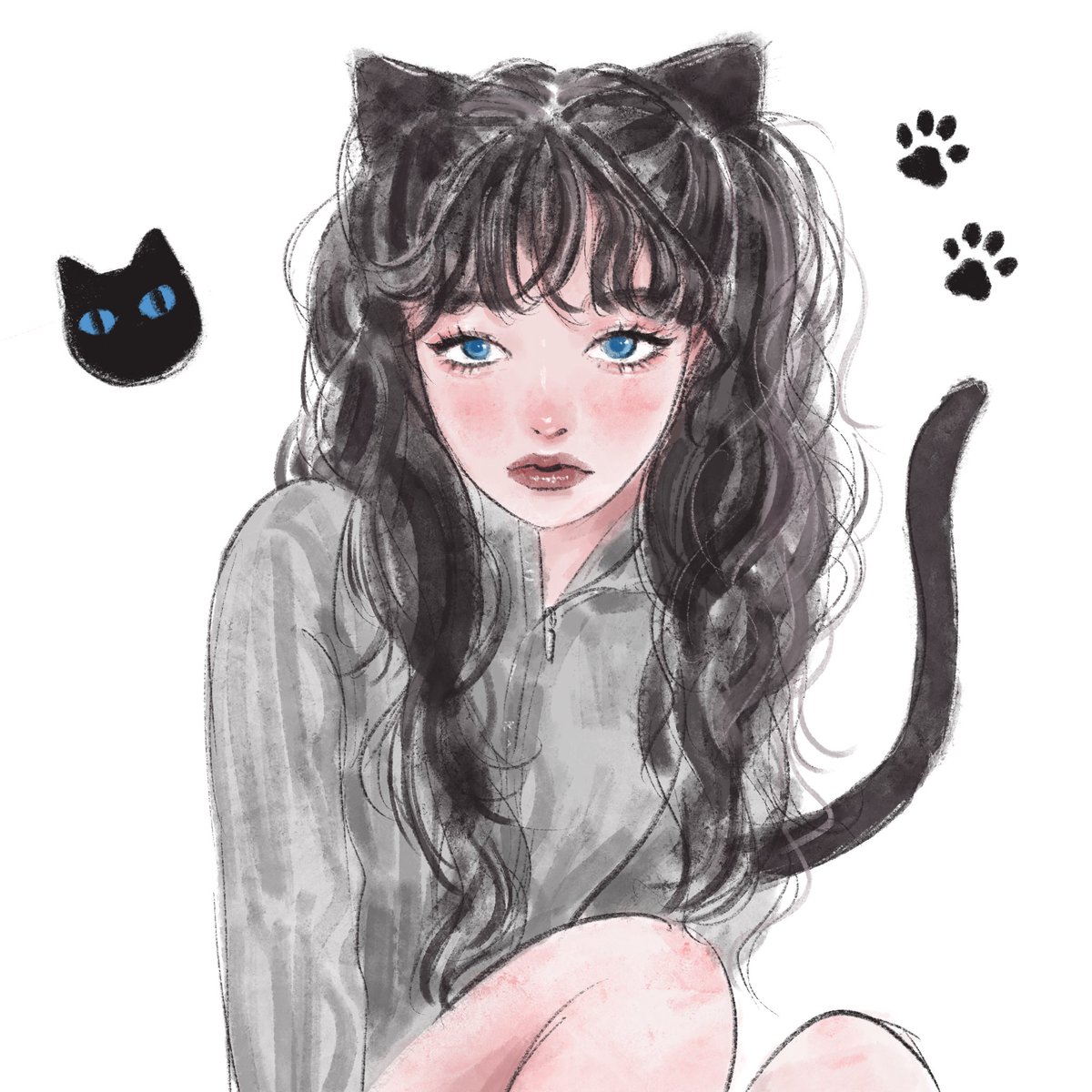ねこの日
#イラスト
#illustration