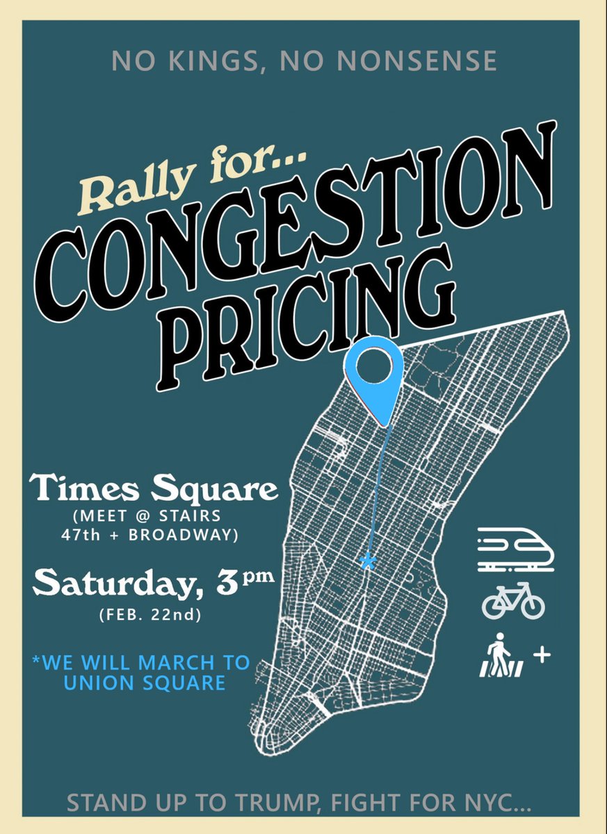 Trump: “I am a king and I declare congestion pricing to be killed”

MTA: “lol, no”

three days later and the congestion relief zone is still in effect. we are winning and we will keep winning against the mad king