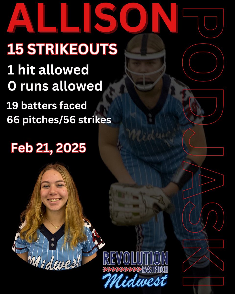 Madison Revolution Midwest (@madrevsmidwest) on Twitter photo Stellar outing last night for Class of 2027 <a href="/AllisonPodjaski/">Allison Podjaski</a> - we’re back at it today at 12:20 and 3:00 in Bettendorf! Stellar outing last night for Class of 2027 <a href="/AllisonPodjaski/">Allison Podjaski</a> - we’re back at it today at 12:20 and 3:00 in Bettendorf!